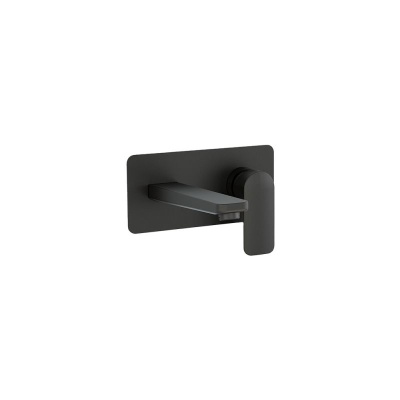 Suburb Wall Mounted Basin Mixer - Matte Black